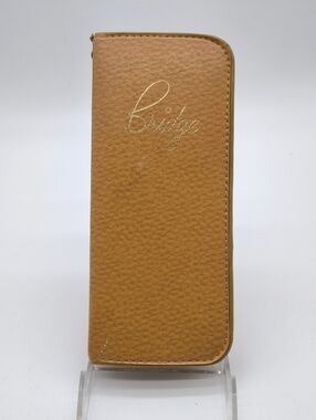VTG Mid Century Faux Leather Zippered Bridge Game Set